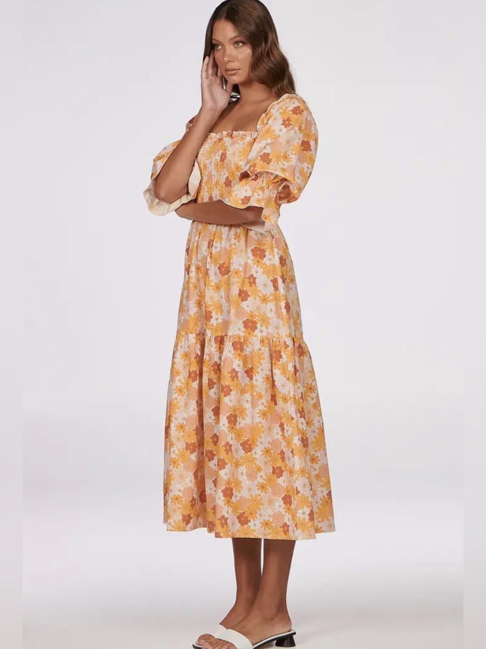 Charlie Holiday Amber Linen Dress